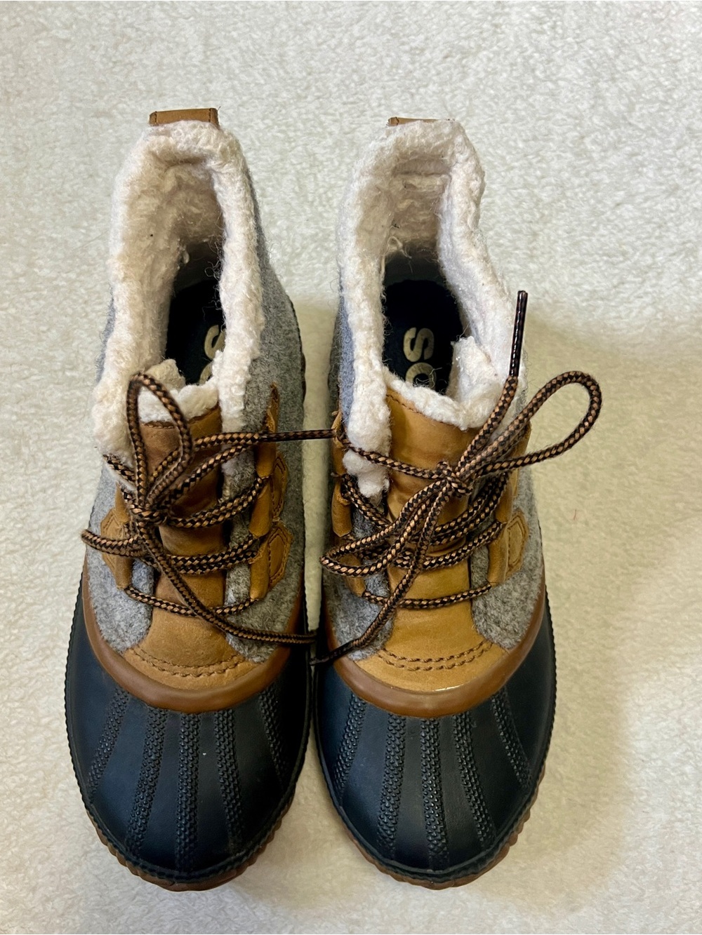 Sorel Out 'N About Waterproof Felt Duck Boots - Size 7 - Picture 3 of 14